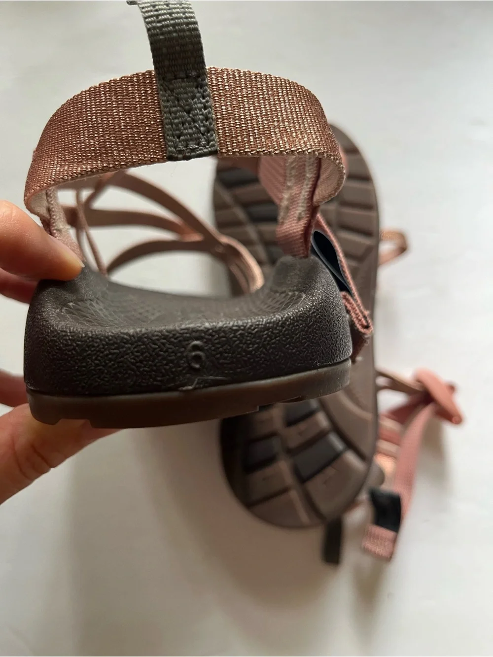 Chaco ZX/1 EcoTread Sandals Metallic Pink Size 6 Big Kid